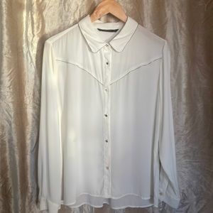 Zara Cream Blouse